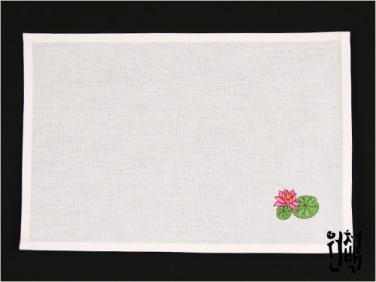 다포 연꽃자수(백) 31x21